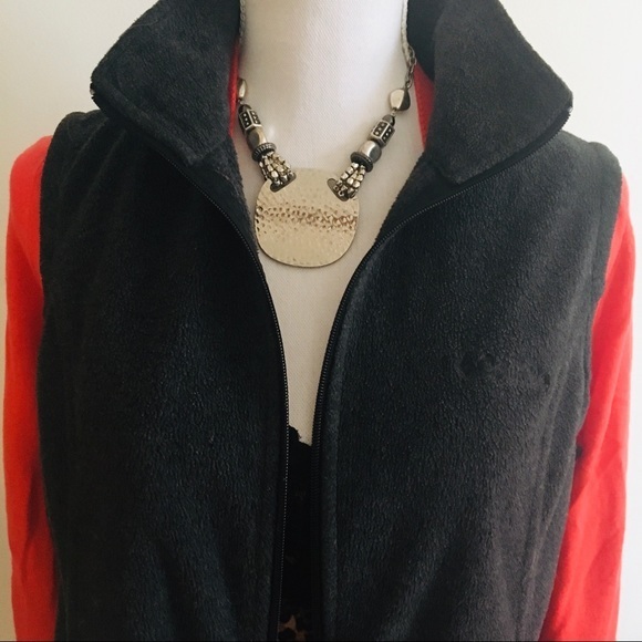 Columbia size medium fleece vest lightweight grey - Picture 5 of 8